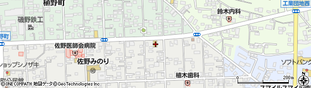栃木県佐野市植上町1584周辺の地図