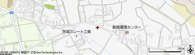 茨城県筑西市飯島222周辺の地図