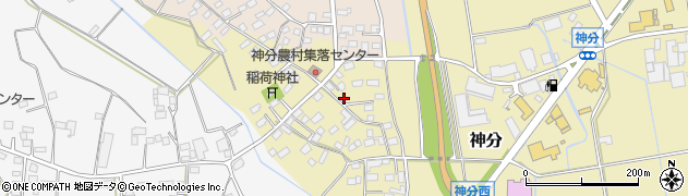 茨城県筑西市神分534周辺の地図