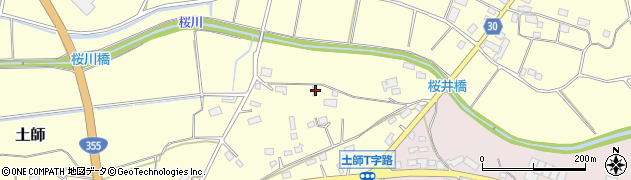 茨城県笠間市土師1221周辺の地図