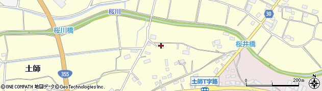 茨城県笠間市土師1227周辺の地図