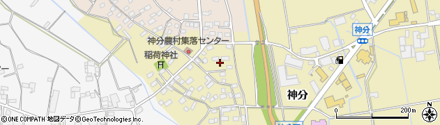 茨城県筑西市神分533周辺の地図