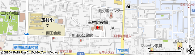 玉村町役場周辺の地図