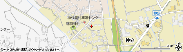 茨城県筑西市神分535周辺の地図