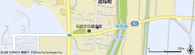 栃木県佐野市鐙塚町224周辺の地図