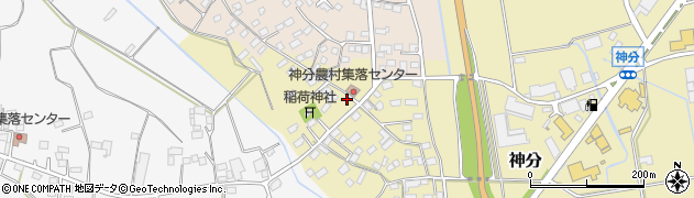 茨城県筑西市神分540周辺の地図