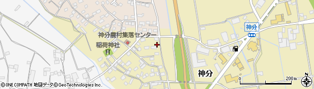 茨城県筑西市神分529周辺の地図