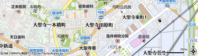 石川県加賀市大聖寺田原町周辺の地図