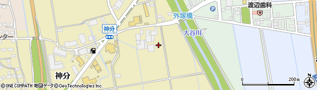 茨城県筑西市神分818周辺の地図