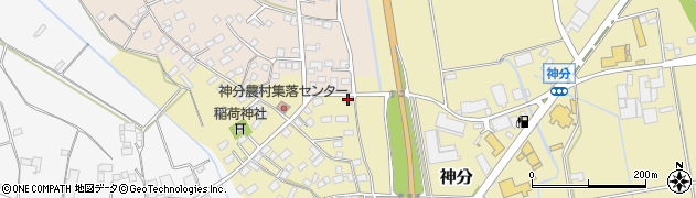 茨城県筑西市神分530周辺の地図