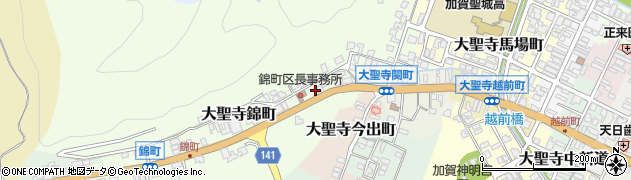 石川県加賀市大聖寺錦町29周辺の地図