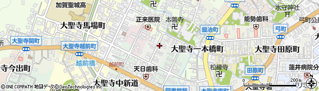 石川県加賀市大聖寺五軒町周辺の地図