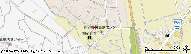 茨城県筑西市神分542周辺の地図