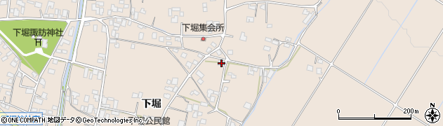 長野県安曇野市堀金烏川下堀4681周辺の地図