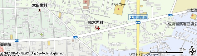 佐野信用金庫南支店周辺の地図