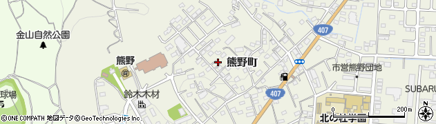 群馬県太田市熊野町21-22周辺の地図