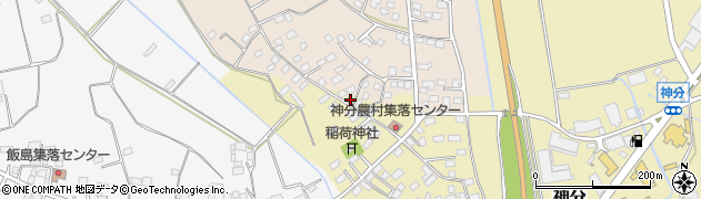 茨城県筑西市神分543-1周辺の地図