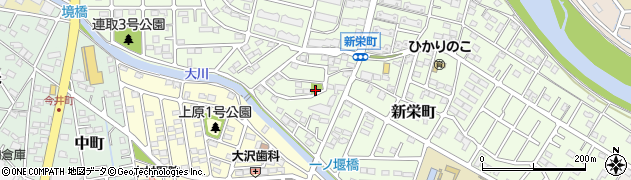 伊勢崎市一の堰公園周辺の地図