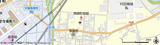 石川県加賀市南郷町レ周辺の地図