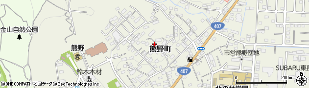 群馬県太田市熊野町21周辺の地図