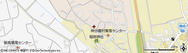 茨城県筑西市神分544周辺の地図