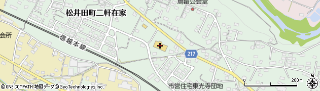コメリハード＆グリーン松井田店周辺の地図