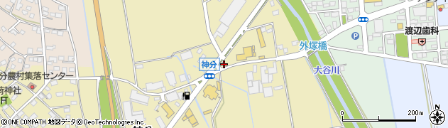 茨城県筑西市神分103周辺の地図