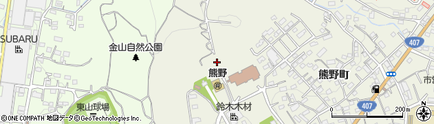 群馬県太田市熊野町23周辺の地図