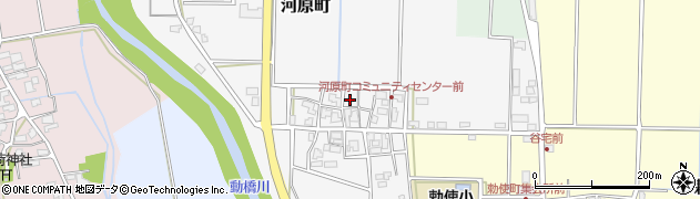 石川県加賀市河原町周辺の地図