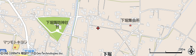 長野県安曇野市堀金烏川下堀4717周辺の地図