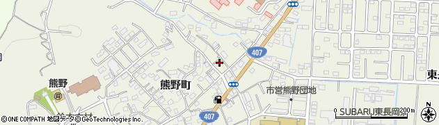 群馬県太田市熊野町20-2周辺の地図