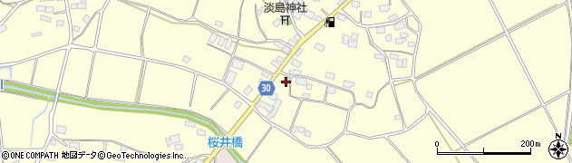 茨城県笠間市土師632周辺の地図