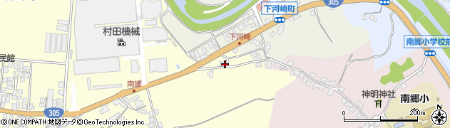 石川県加賀市南郷町（ル）周辺の地図