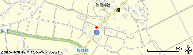 茨城県笠間市土師636周辺の地図
