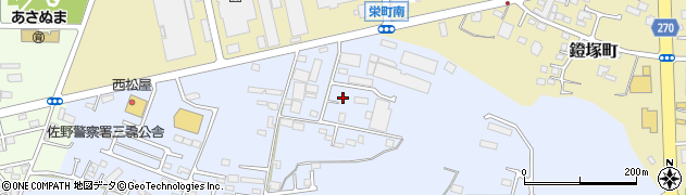 栃木県佐野市高萩町771周辺の地図