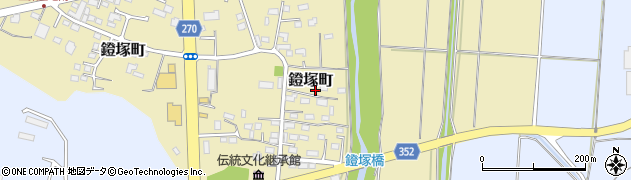 栃木県佐野市鐙塚町257周辺の地図