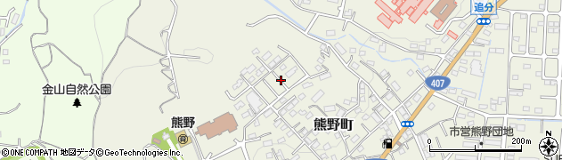 群馬県太田市熊野町25周辺の地図