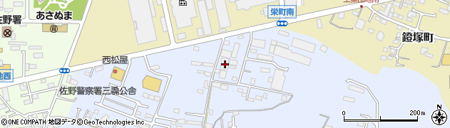 栃木県佐野市高萩町644周辺の地図