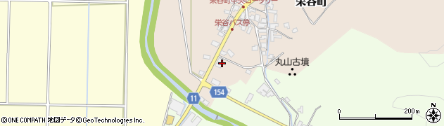 石川県加賀市栄谷町（ワ）周辺の地図