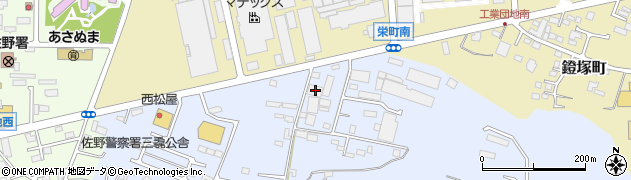 栃木県佐野市高萩町645周辺の地図