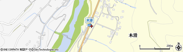 石川県白山市木滑出周辺の地図
