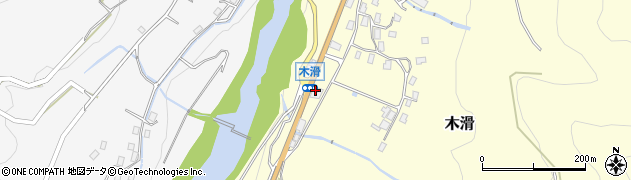 石川県白山市木滑（出）周辺の地図