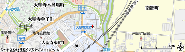 石川県加賀市大聖寺菅生タ周辺の地図