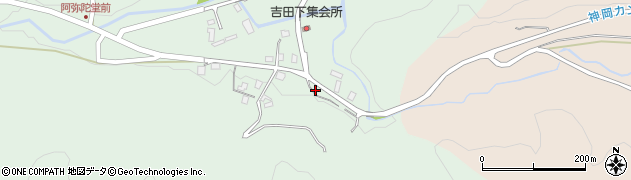 岐阜県飛騨市神岡町吉田2744周辺の地図