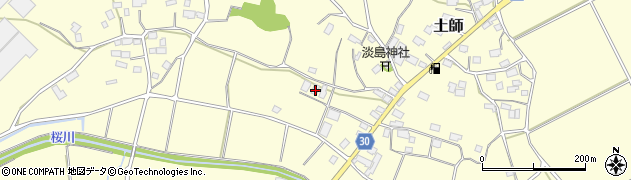 茨城県笠間市土師998周辺の地図