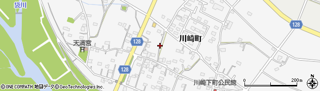 栃木県足利市川崎町周辺の地図