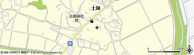 茨城県笠間市土師621周辺の地図