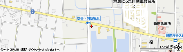 すき家新田市野井店周辺の地図