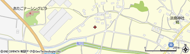 茨城県笠間市土師1070周辺の地図
