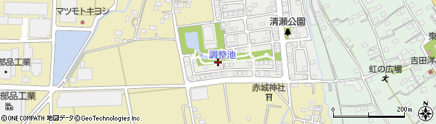 高寺川親水公園周辺の地図